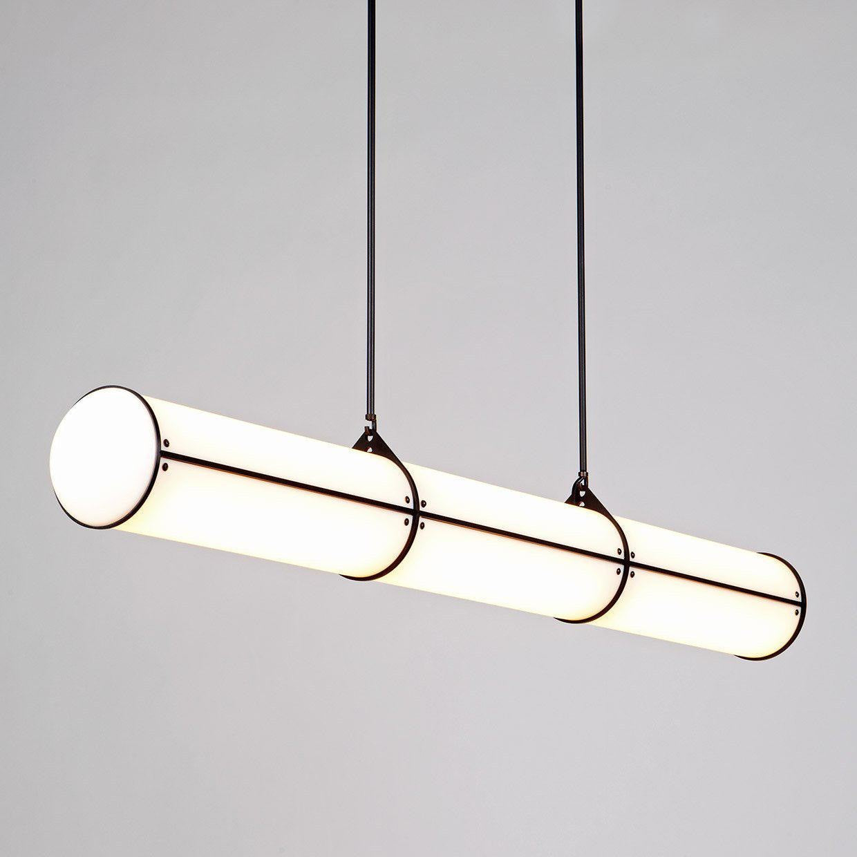 Cylindric Pendant Lamp installed in modern UAE apartment