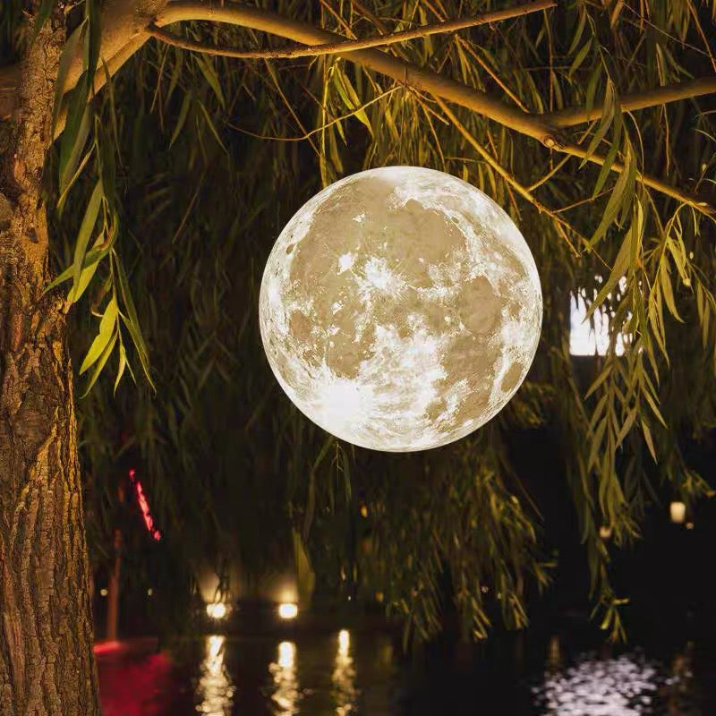 Selene Lunar Textured Outdoor Chandelier
