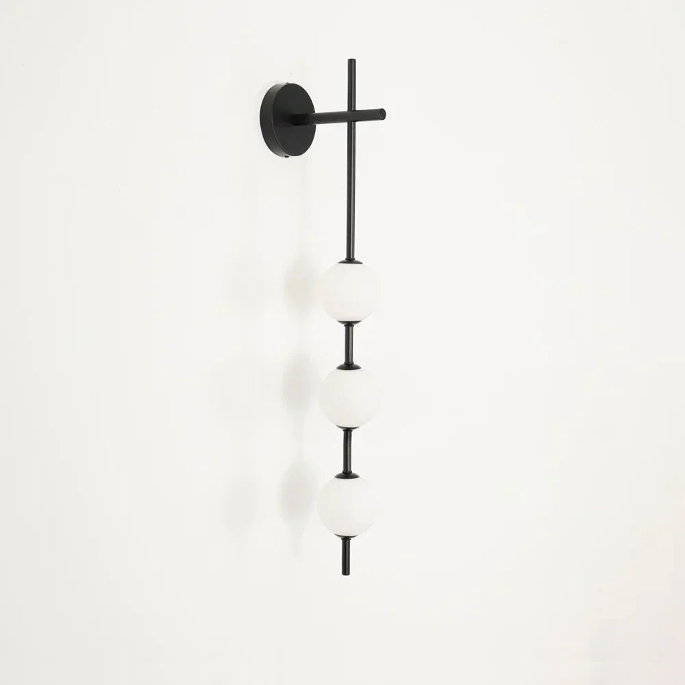 Vertical Globe Wall Lamp