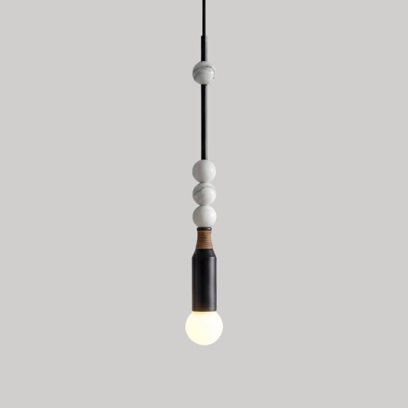 Atelier Marble & Brass Pendant Light