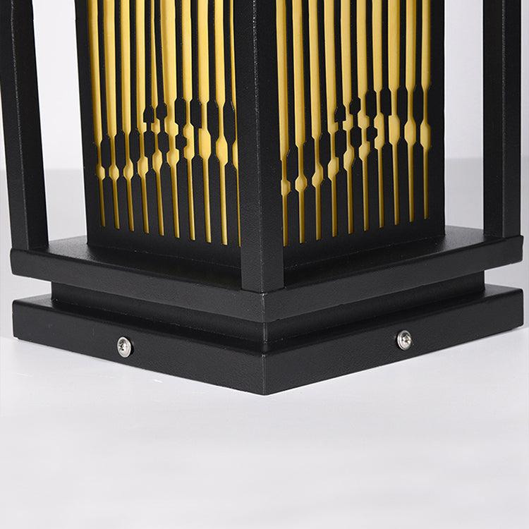 Square Cage Outdoor Light Alabaster Lighting Fixture