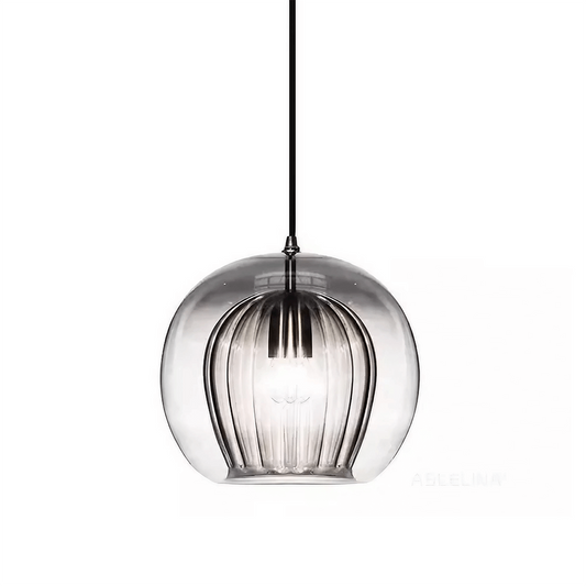 Pleated Glass Pendant Light