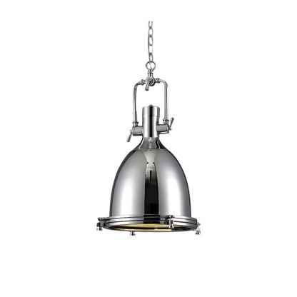 Industrial Nautical Dome Pendant Light