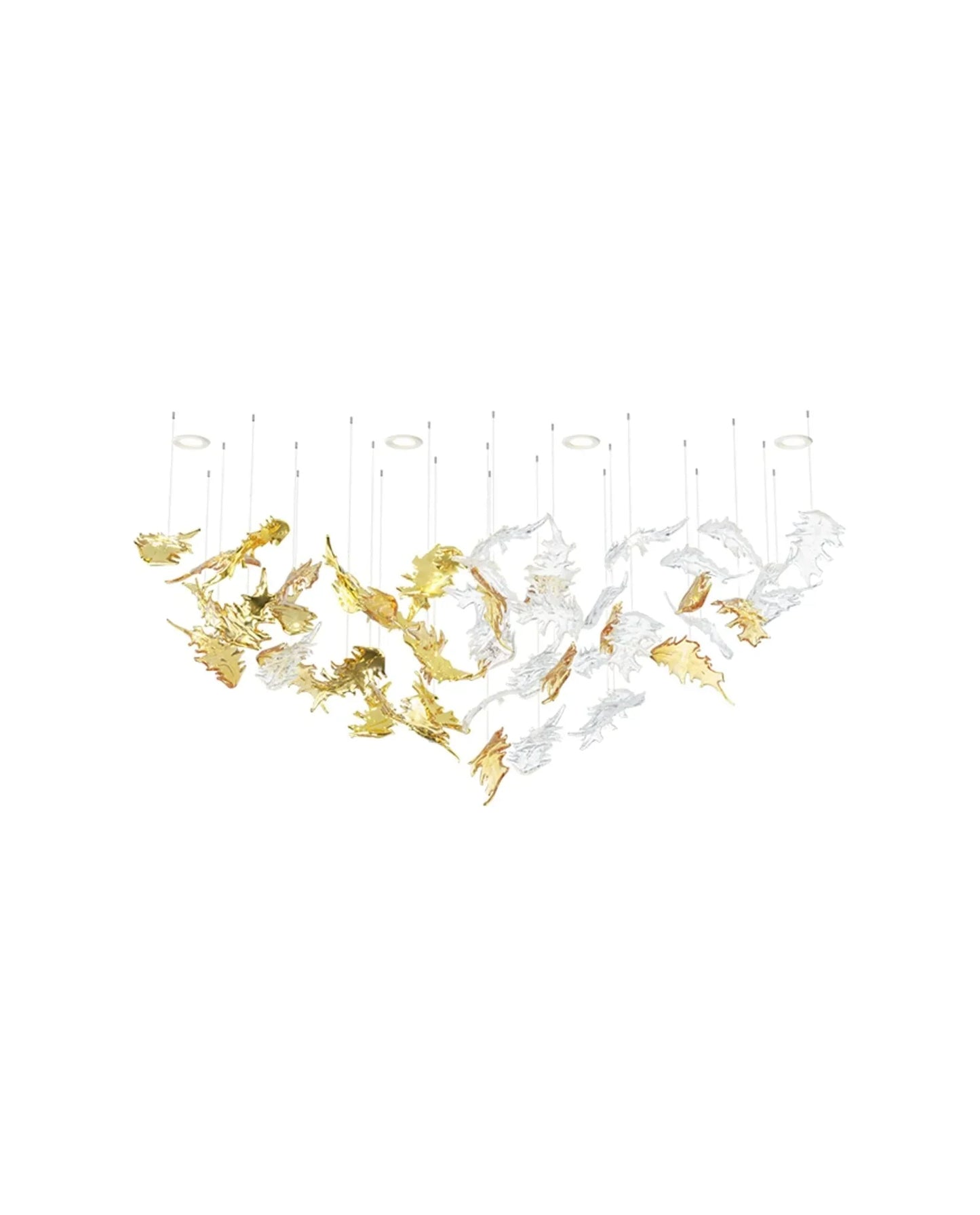 Flying Leaves Chandelier