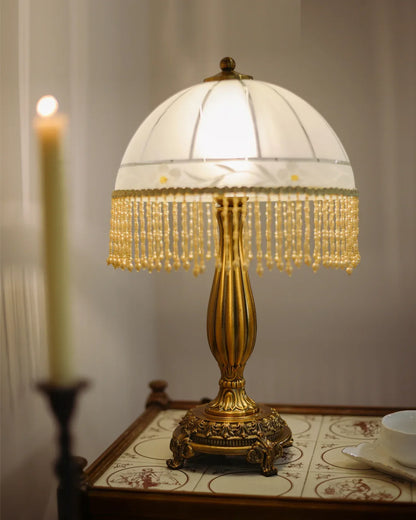 Tassel Flower Table Lamp