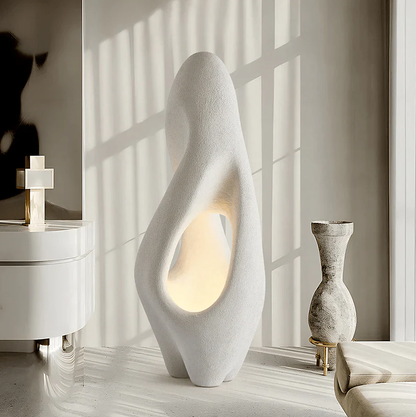 Japan Style White Floor Lamp