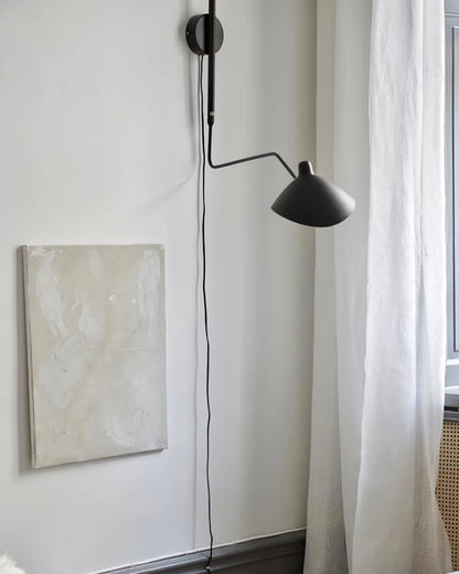 Adjustable Multi-Arm Plug-In Wall Light