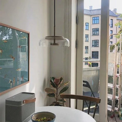 Blossi 1 Clear Glass Pendant Light