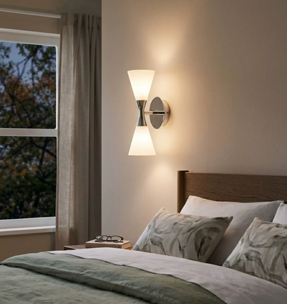 Clessidra Mid-Century Bowtie Wall Sconce