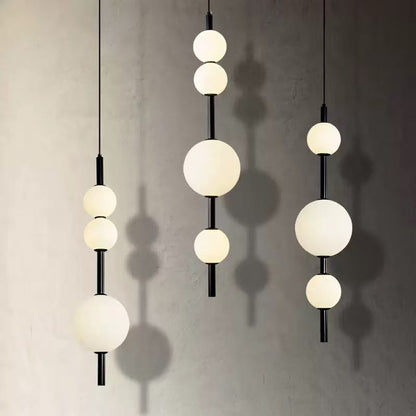 Vertical Glass Pendant Light