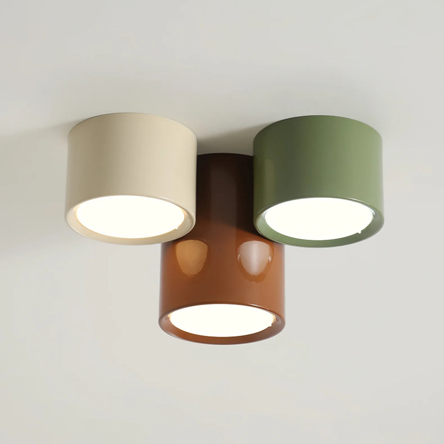 Asher compact LED ceiling light in a modern interior
