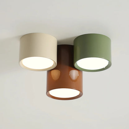 Asher compact LED ceiling light in a modern interior