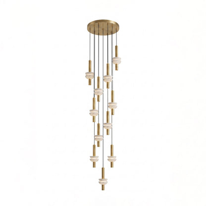 Alabaster Column Pendant Lamp