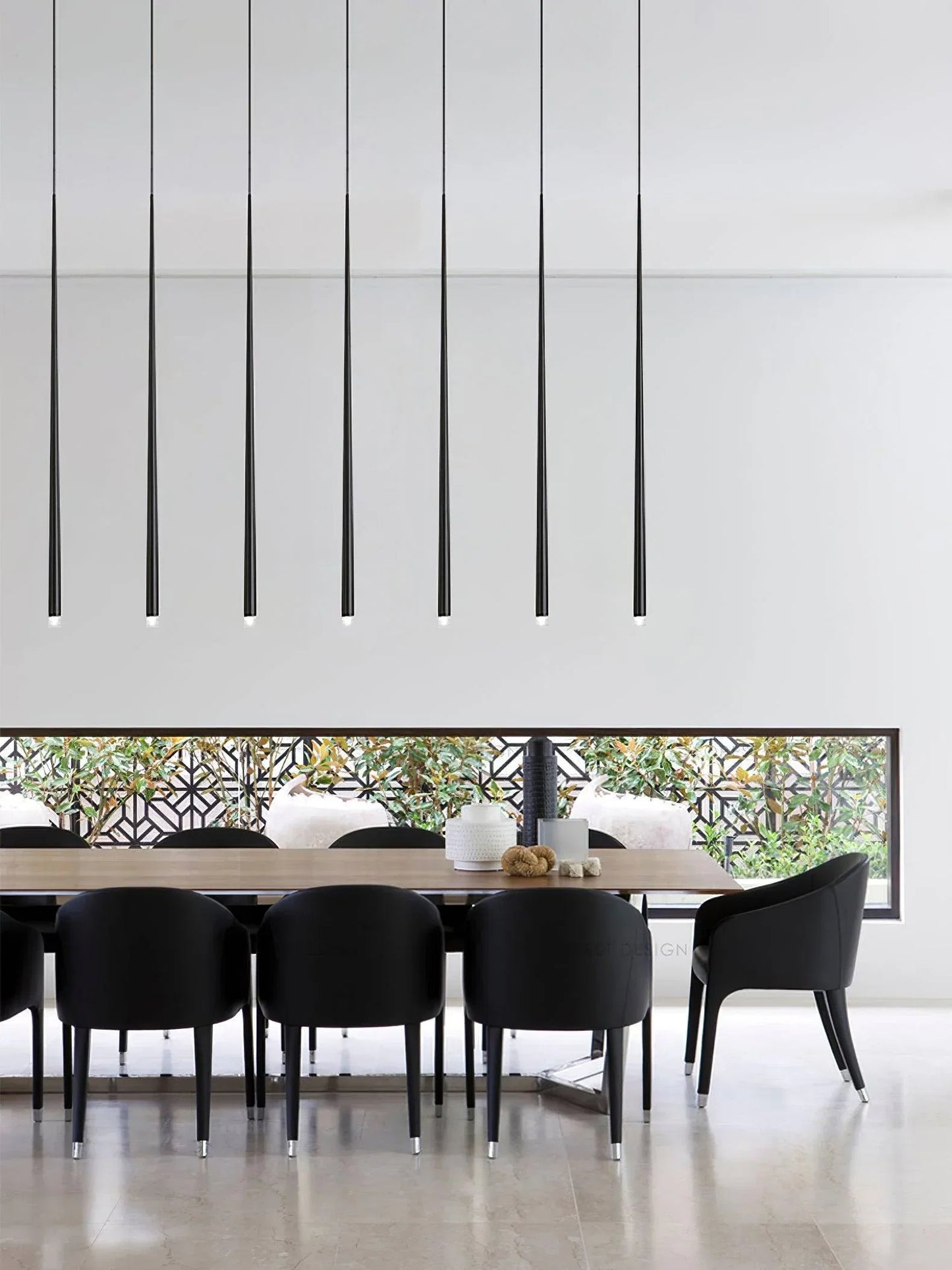 Slender Cone Chandelier