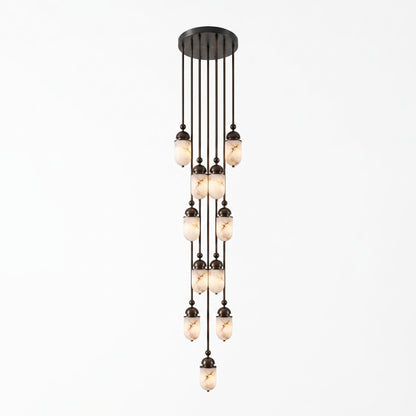 Capsule Alabaster Pendant Lamp