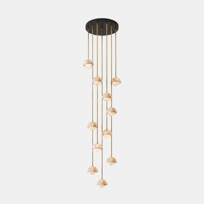 Alabaster Bud Pendant Lamp