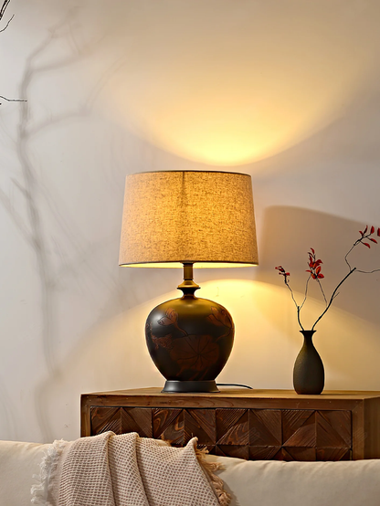 Zen-Style Ceramic Lamp