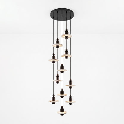 Saturn Alabaster Pendant Light