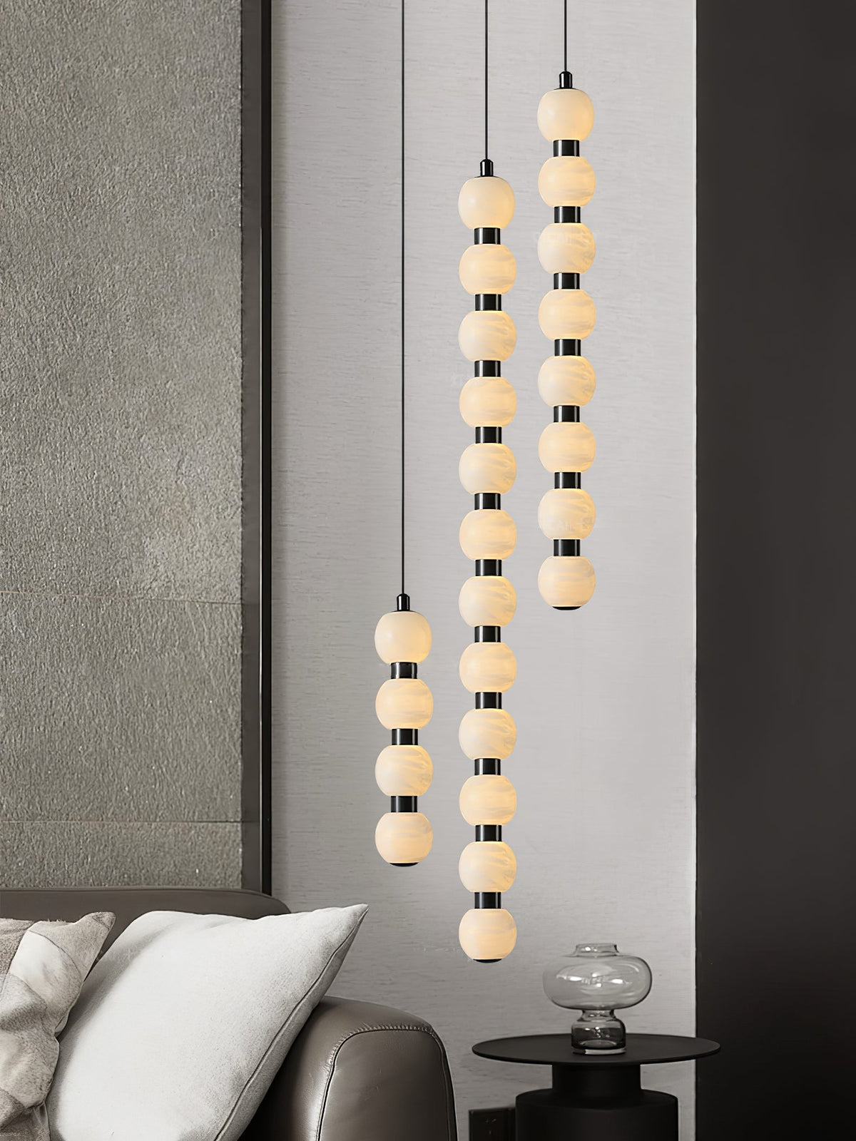 Orbique Alabaster Pendant Lamp