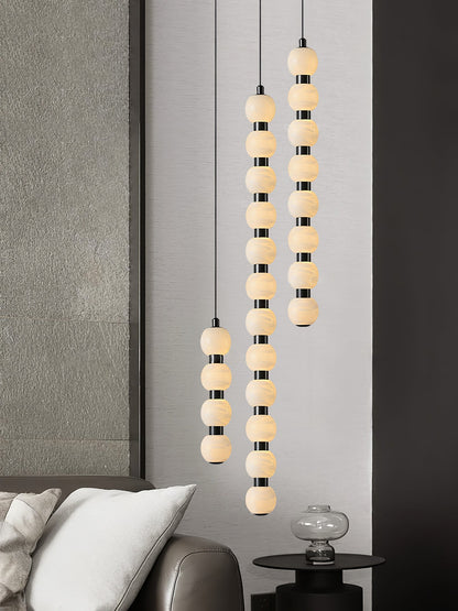Orbique Alabaster Pendant Lamp