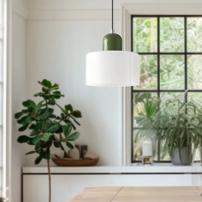 Nordic Morandi Cylinder Glass Pendant Light S66