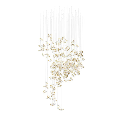 Frosted Petals Frozen Chandelier