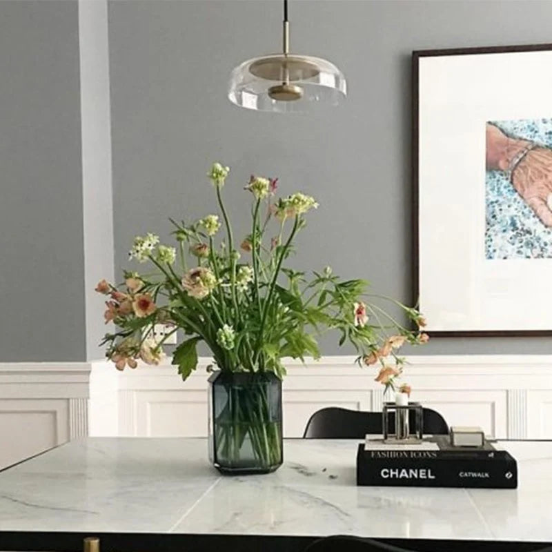Blossi 1 Clear Glass Pendant Light