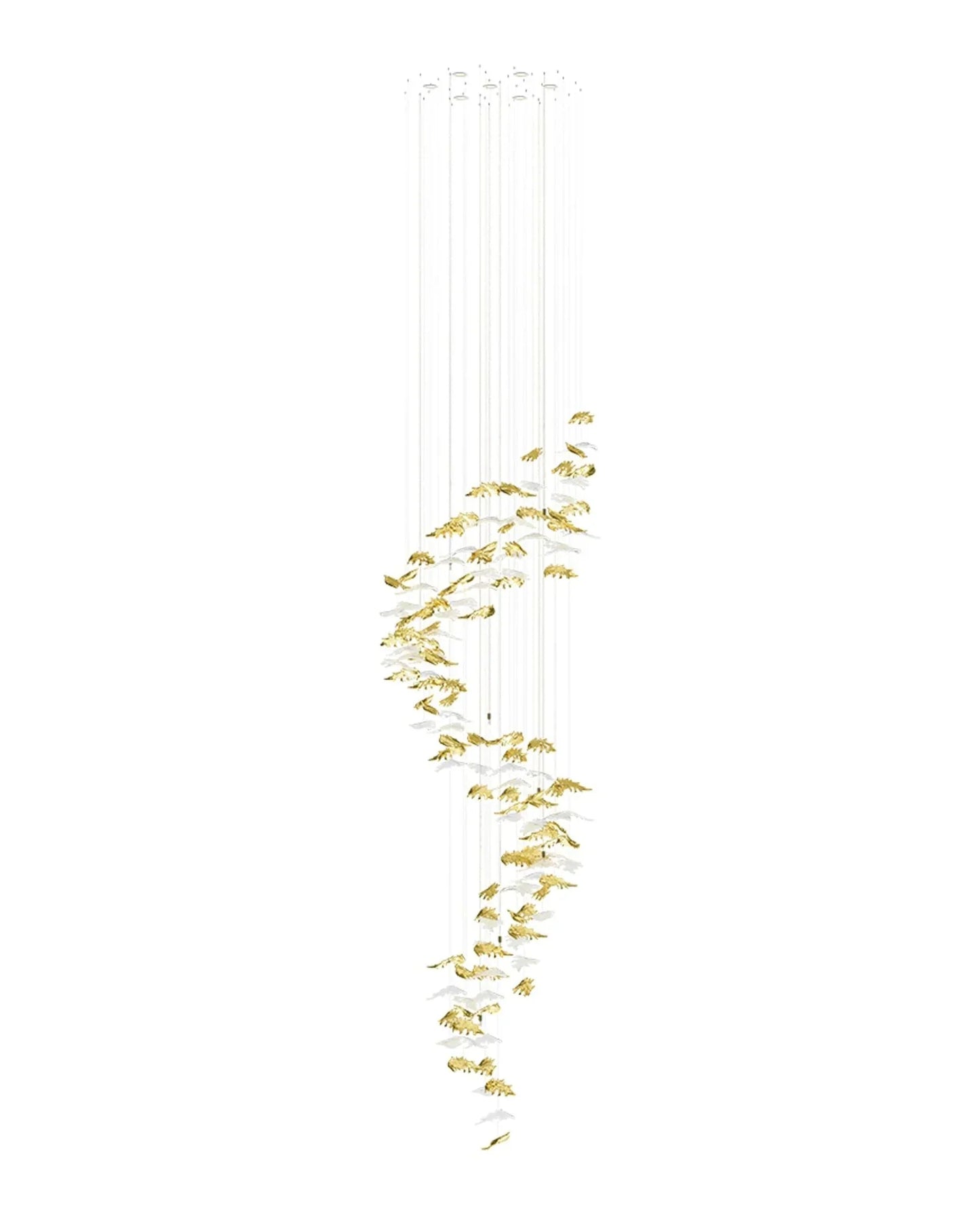 Flying Leaves Chandelier