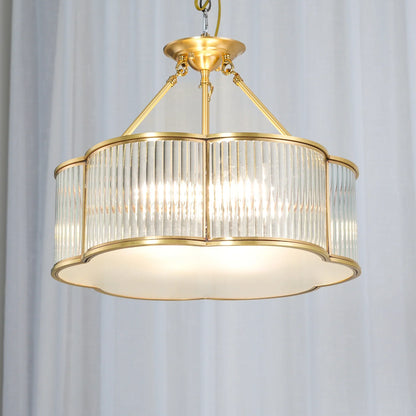 Basil Chandelier installed UAE luxury dining room