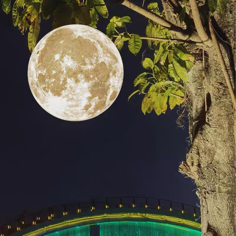 Selene Lunar Textured Outdoor Chandelier