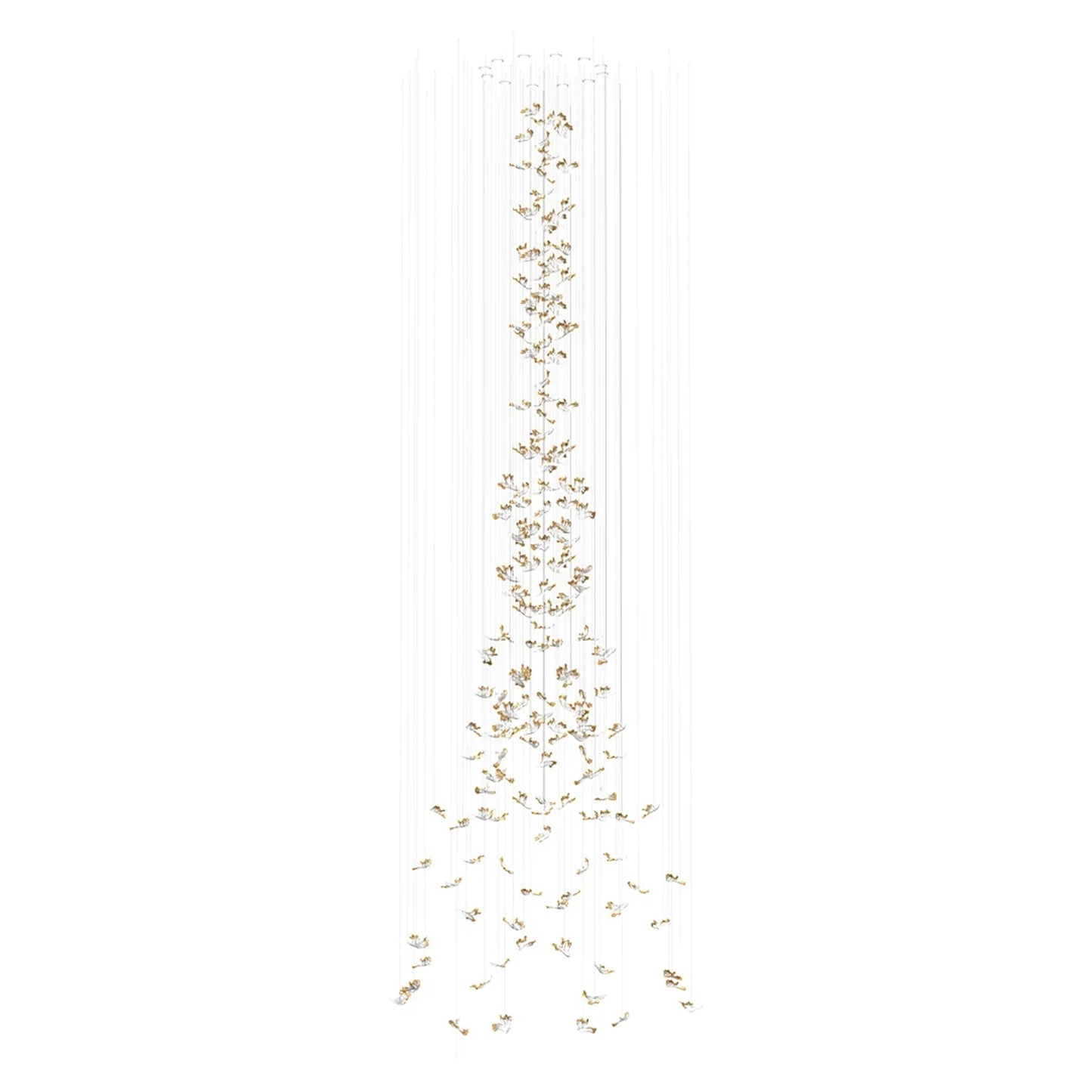 Frosted Petals Frozen Chandelier