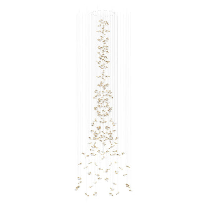 Frosted Petals Frozen Chandelier