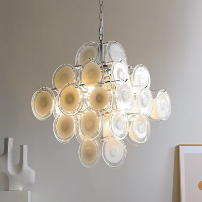 Medallion Glass Chandelier