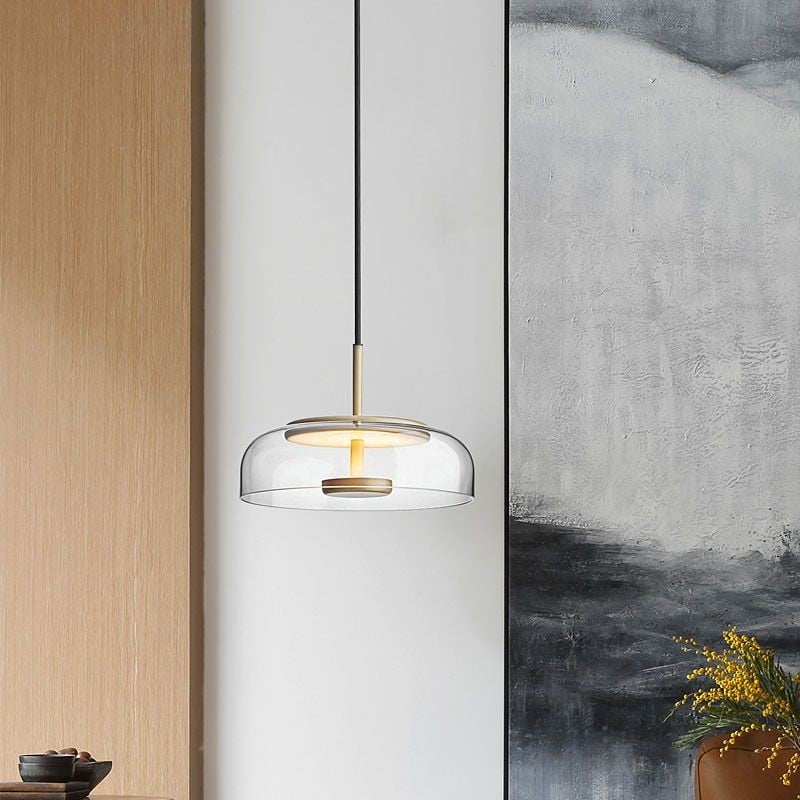 Blossi 1 Clear Glass Pendant Light