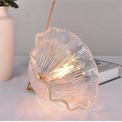 Nordic Retro Flower Glass Pendant Lamp S45