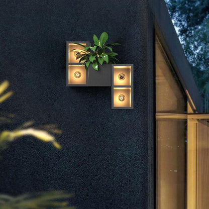 Cubo Planter Outdoor Wall Light