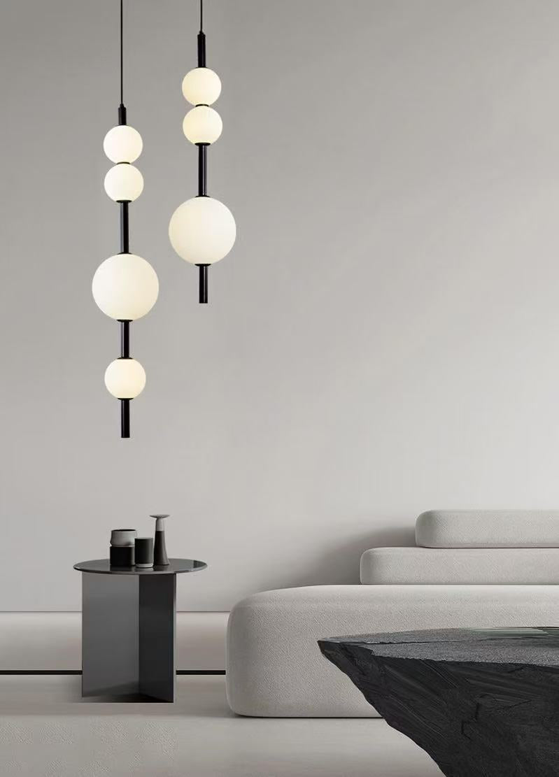 Vertical Glass Pendant Light