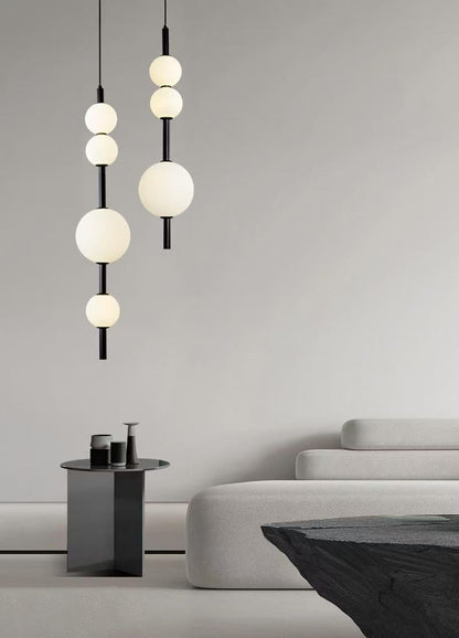 Vertical Glass Pendant Light