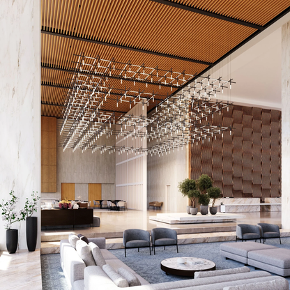 Geometric Linear Pendant Lights