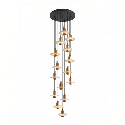 Saturn Alabaster Pendant Light