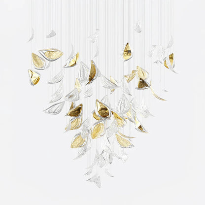 Floating Leaves Chandelier