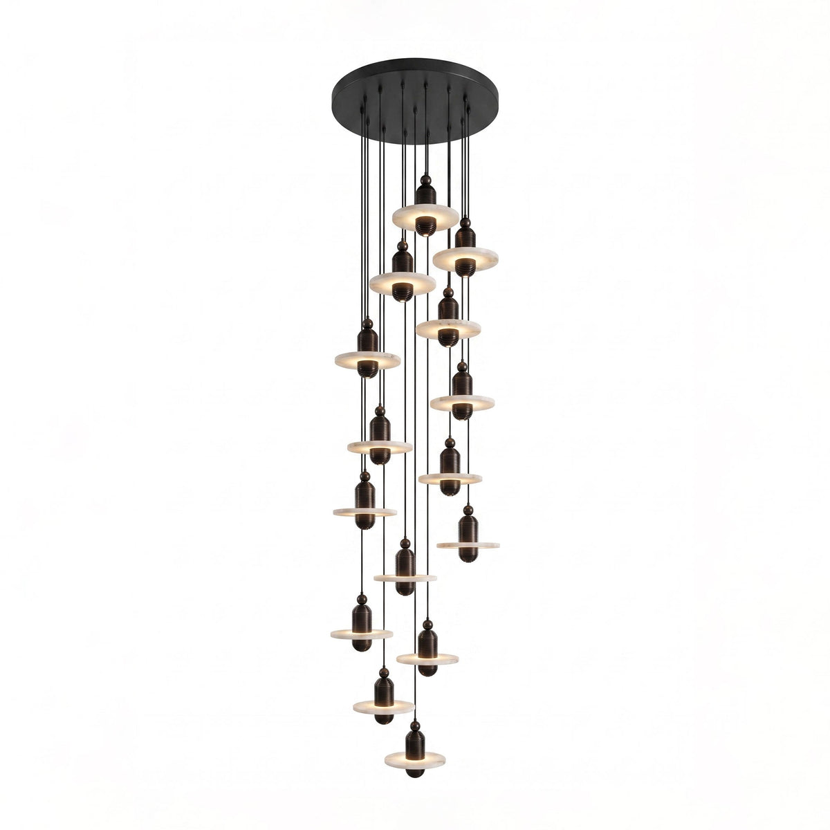 Saturn Alabaster Pendant Light