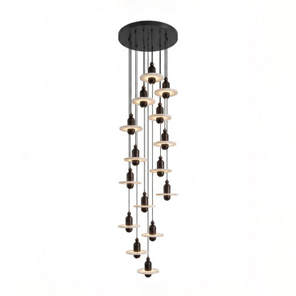 Saturn Alabaster Pendant Light