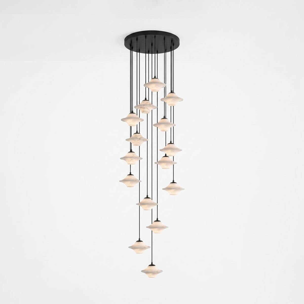 Saucer Alabaster Pendant Light