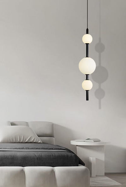 Vertical Glass Pendant Light