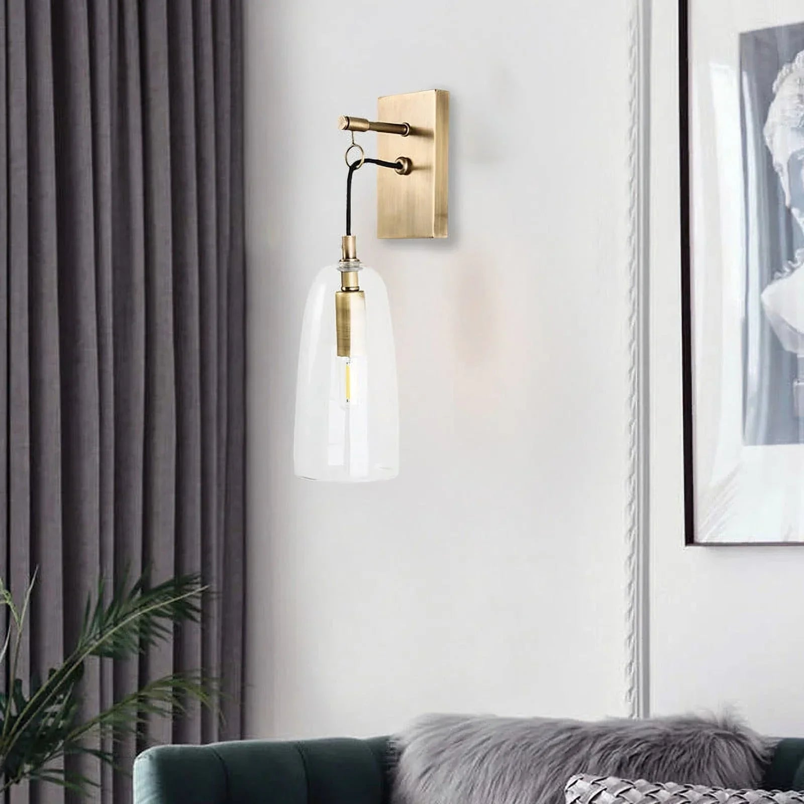 Lure Wall Sconce warm glow bedroom Dubai interior