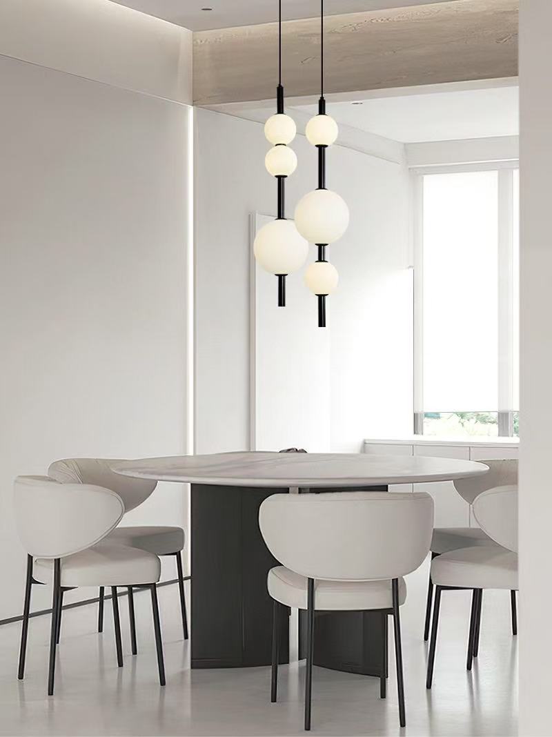 Vertical Glass Pendant Light