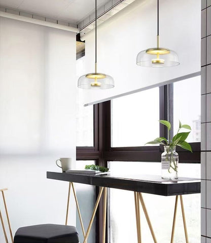 Blossi 1 Clear Glass Pendant Light