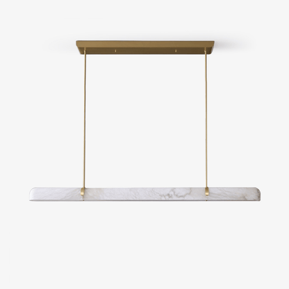 Linear Alabaster Chandelier