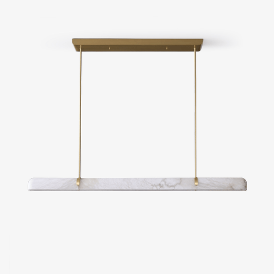 Linear Alabaster Chandelier